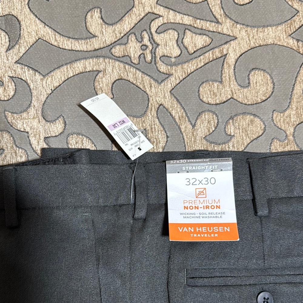 Van Heusen Charcoal Traveler Pants